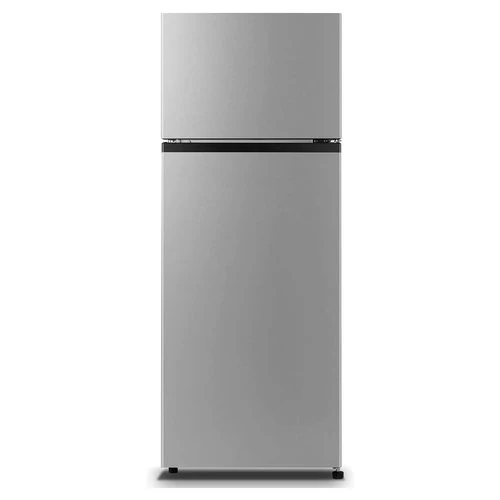 Réfrigérateur Hisense RT267D4ADE 206 litres, classe E, double porte (H 143,4 x L 55 x P 54,2 cm), argent