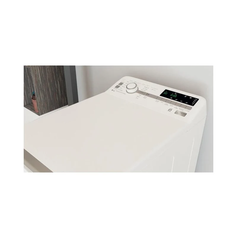 Lave-linge à chargement par le haut Whirlpool TDLR 6252BS IT (H90 x L40 x P60) blanc, 6 kg, 1200 tr/min, classe B, 6 Sense