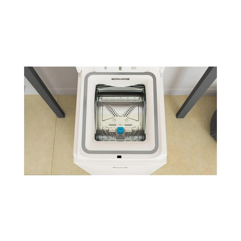 Lave-linge à chargement par le haut Whirlpool TDLR 6252BS IT (H90 x L40 x P60) blanc, 6 kg, 1200 tr/min, classe B, 6 Sense