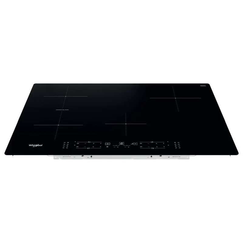 Plaque de cuisson à induction Whirlpool WB B4877 NE 4 brûleurs (L77 x P51) en vitrocéramique noire