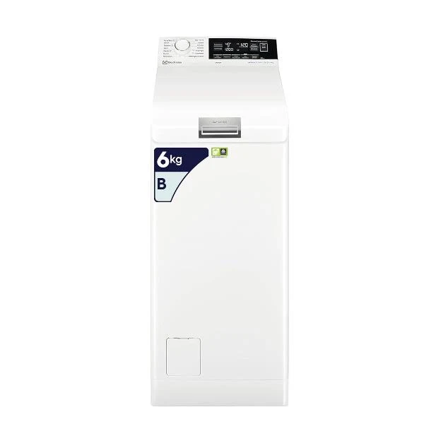 Lave-linge à chargement par le haut Electrolux EW7T363S 6 kg, classe B, 1251 tr/min, technologie Steam PRO (H89 x L40 x P60)