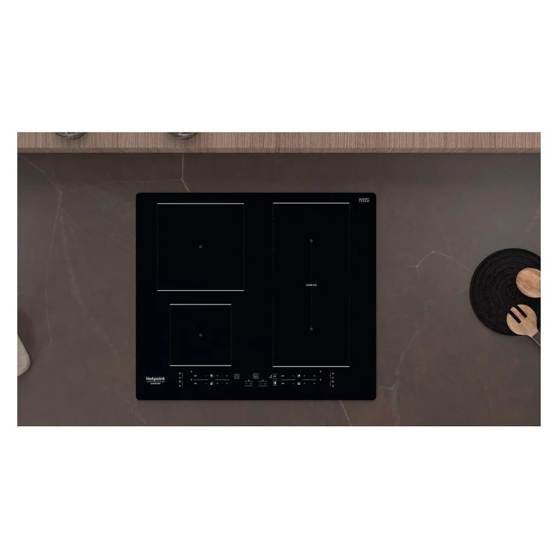 Piano Cottura A Induzione Hotpoint F157703 Hb 4860B Ne 4 Fuochi (L59xP51) Vetroceramica Nero