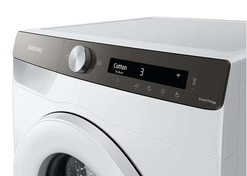 Sèche-linge à pompe à chaleur Samsung DV80T5220TT 8 kg, classe A+++ (H 85 x L 60 x P 60 cm), moteur à inverseur numérique, commande par intelligence artificielle