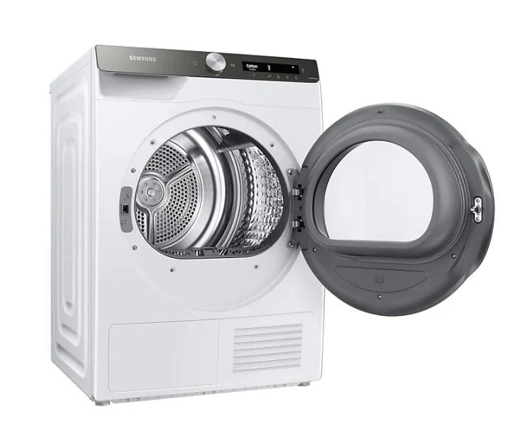 Sèche-linge à pompe à chaleur Samsung DV80T5220TT 8 kg, classe A+++ (H 85 x L 60 x P 60 cm), moteur à inverseur numérique, commande par intelligence artificielle