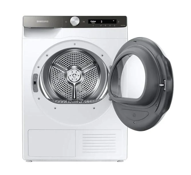 Sèche-linge à pompe à chaleur Samsung DV80T5220TT 8 kg, classe A+++ (H 85 x L 60 x P 60 cm), moteur à inverseur numérique, commande par intelligence artificielle