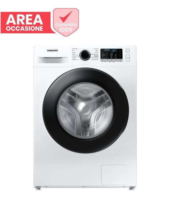 OFFRES SPÉCIALES Lave-linge frontal Samsung Crystal Clean Slim E-Class 8 kg WW80AGAS21AEET 1200 tr/min (H 85 x L 60 x P 45 cm) avec traitement vapeur désinfectant Ecobubble