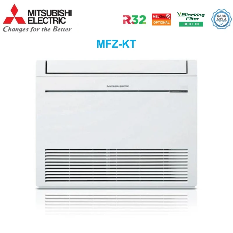 Climatiseur mural Mitsubishi Electric Dual Split Inverter série MFZ-KT 12+12 avec MXZ-2F53VF R-32, Wi-Fi en option, télécommande incluse, 12000+12000