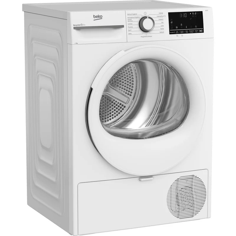 Sèche-linge à pompe à chaleur Beko BMT481WI 8 kg A+++ (H 84,6 x L 59,8 x P 60,7 cm) Blanc Moteur Inverter ProSmart™