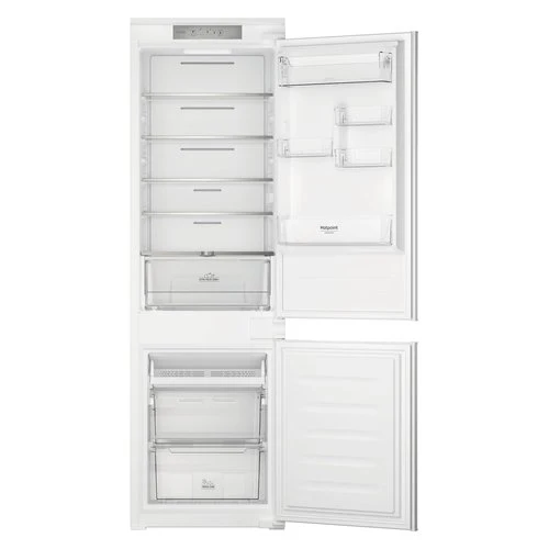 Réfrigérateur encastrable Hotpoint F166658 HAC18 T312 de 250 litres, classe E (H 177 x L 54 x P 54,5 cm), Total No Frost, Active Fresh, MultiCool Flow