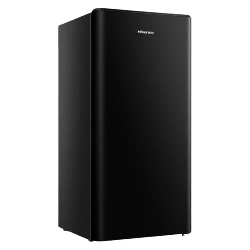 Réfrigérateur Hisense série RR RR198D4ABE 151 litres, une porte, classe E (H 107 x L 51,5 x P 51,4 cm), noir statique