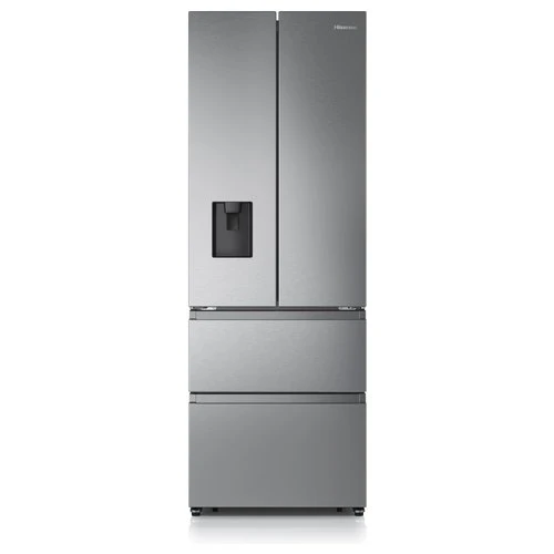 Réfrigérateur côte à côte Hisense RF SERIES RF632N4WIE 485 litres Classe E (H 200 x L 70 x P 69,4 cm) Porte française Total No Frost Acier inoxydable