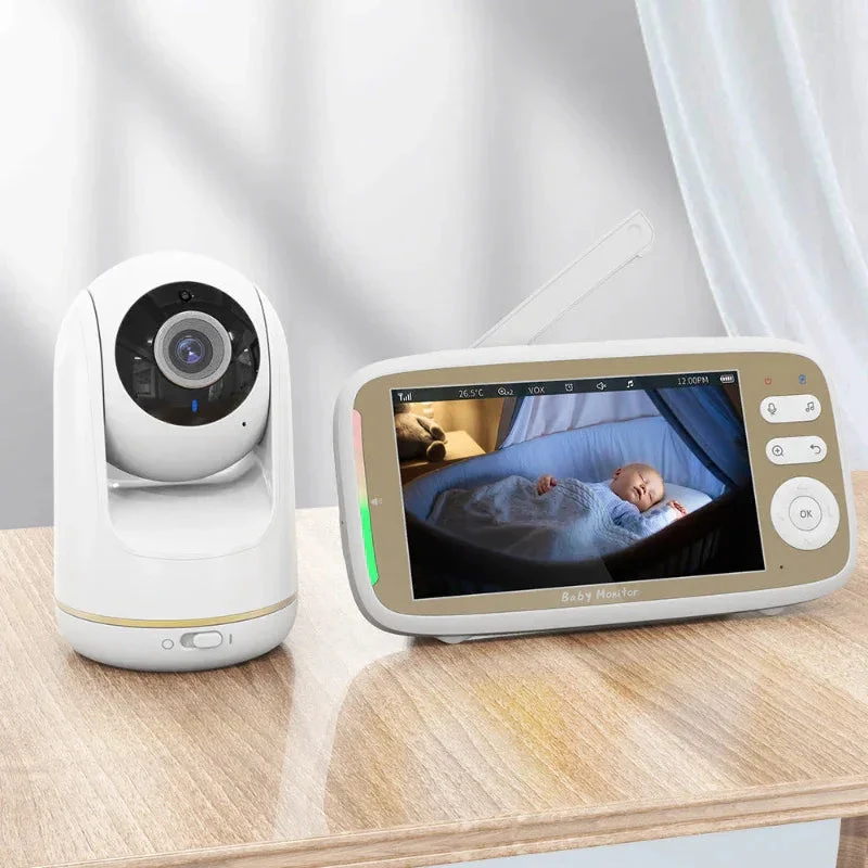 12.7cm/5 Inch HD 720p Baby Voice Intercom Monitor