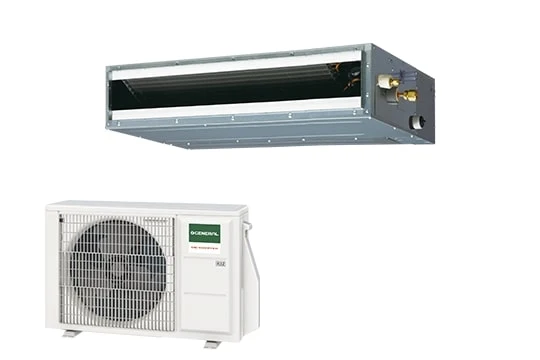 Climatiseur gainable Fujitsu Inverter série KL basse consommation 18 000 BTU ARXG18KLLAP R-32 Classe A++/A+ (commande non incluse)