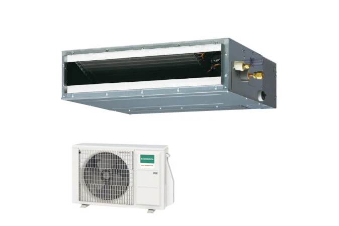 Climatiseur gainable Fujitsu série KL basse consommation 14 000 BTU R-32 ARXG14KLLAP A++ (commande non incluse)