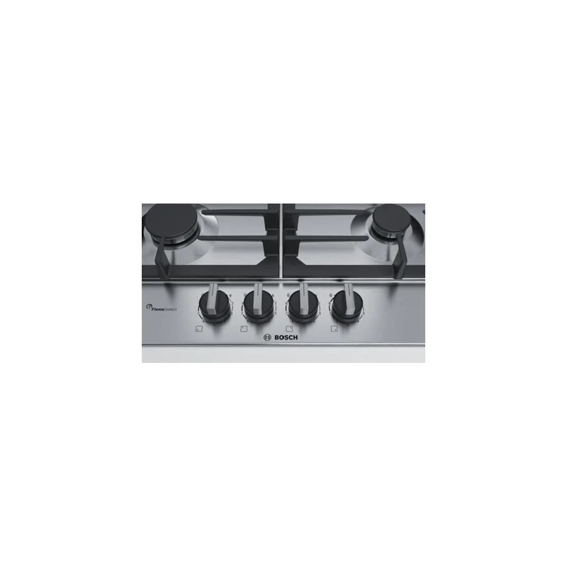 Piano cottura A Gas Bosch Serie 6 Pch6A5B90 4 Fuochi (L58,2xP52) Flameselect Inox