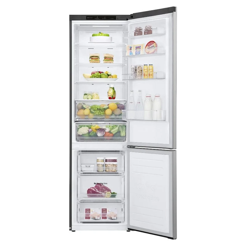 Réfrigérateur LG GBP52PYNBN 384 litres Classe B (H 203 x L 59,5 x P 67,5 cm) Total No Frost à compresseur linéaire Inverter, couleur argent
