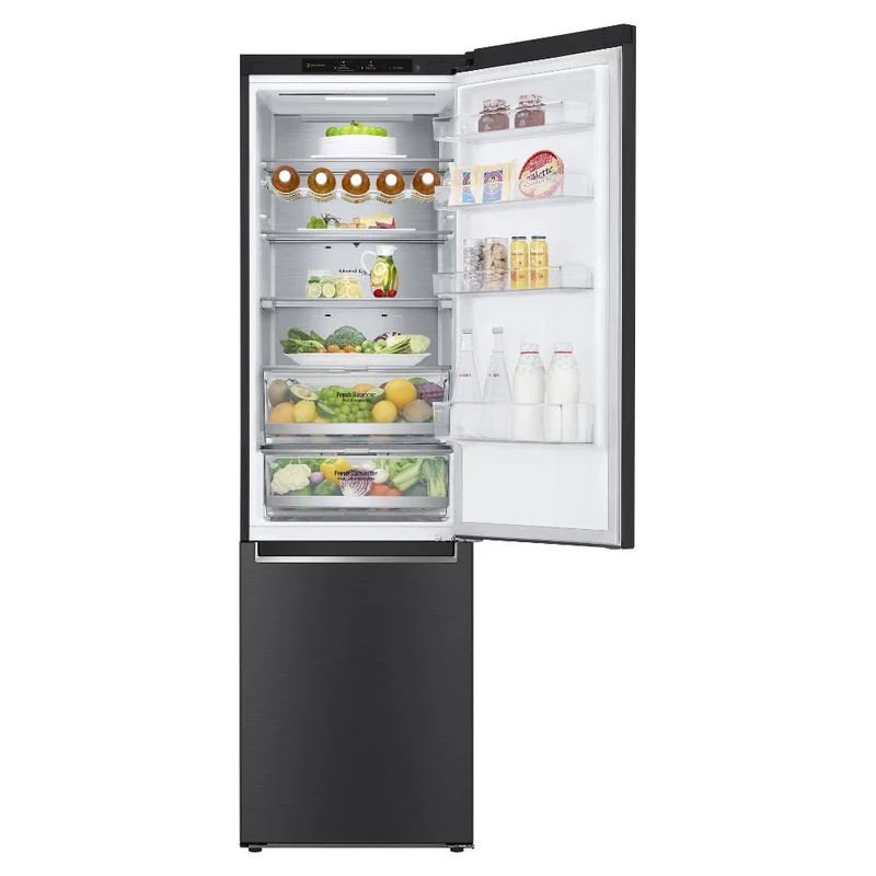 Réfrigérateur combiné LG GBB72MCVBN 384 litres Classe B (H 203 x L 59,5 x P 67,5 cm) No Frost Noir à compresseur linéaire Inverter
