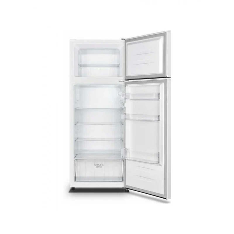 Réfrigérateur Hisense RT267D4AWE 206 litres, classe E, double porte (H 143,6 x L 55 x P 54,2 cm), blanc, ventilation statique