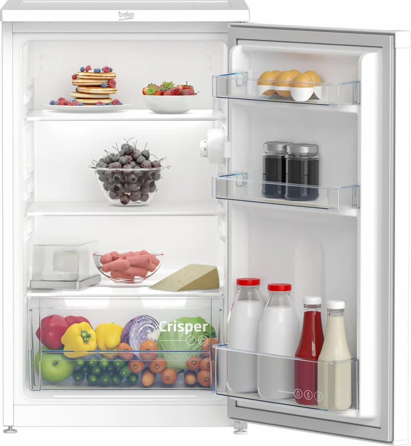 Réfrigérateur sous plan Beko TS190040N 88 litres, classe E (H 81,8 x L 47,5 x P 50 cm), blanc statique