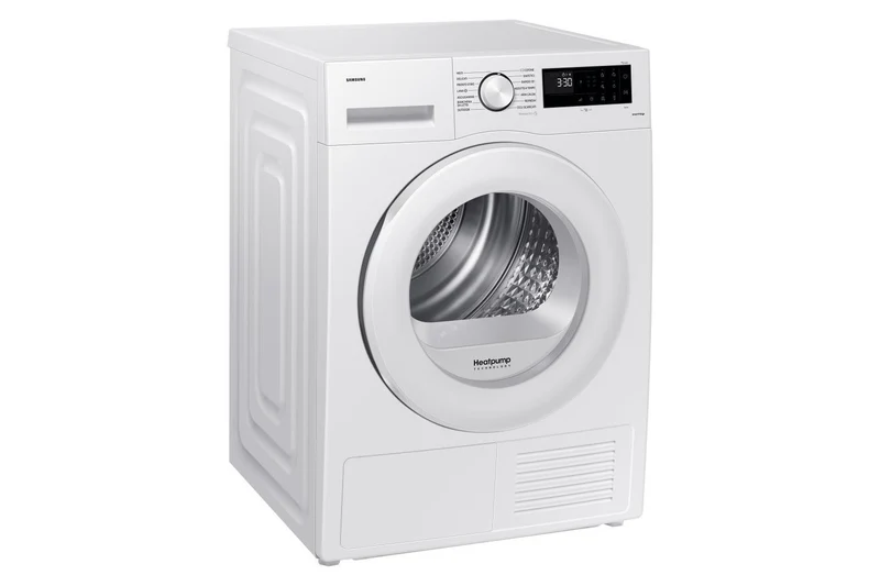 Sèche-linge à pompe à chaleur Samsung 9 kg DV90CGC0A0TE, capteur de séchage optimal, classe A++ (H 85 x L 60 x P 60 cm), fonction Hygiene Care, Wi-Fi