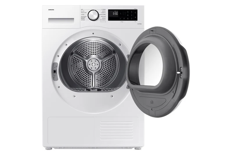 Sèche-linge à pompe à chaleur Samsung 9 kg DV90CGC0A0TE, capteur de séchage optimal, classe A++ (H 85 x L 60 x P 60 cm), fonction Hygiene Care, Wi-Fi