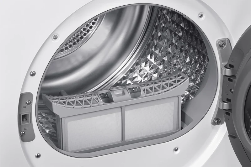 Sèche-linge à pompe à chaleur Samsung 9 kg DV90CGC0A0TE, capteur de séchage optimal, classe A++ (H 85 x L 60 x P 60 cm), fonction Hygiene Care, Wi-Fi