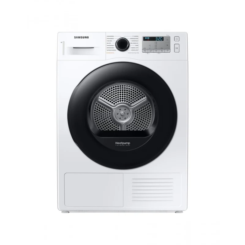 Sèche-linge à pompe à chaleur Samsung Crystal EcoDry DV80TA220AH 8 kg, classe A+++ (H 85 x L 60 x P 60 cm), moteur à inverseur numérique, porte réversible
