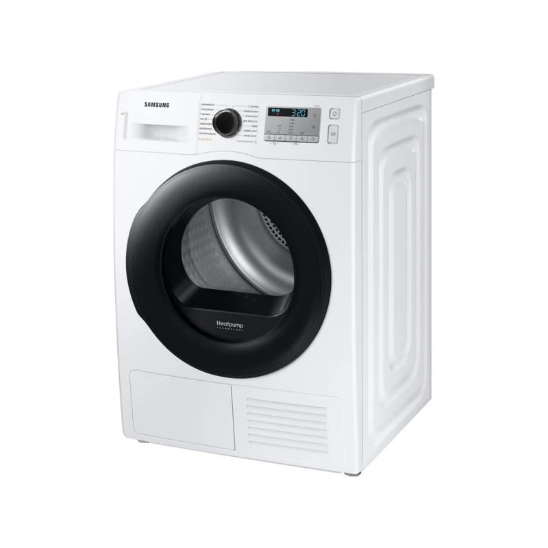 Sèche-linge à pompe à chaleur Samsung Crystal EcoDry DV80TA220AH 8 kg, classe A+++ (H 85 x L 60 x P 60 cm), moteur à inverseur numérique, porte réversible