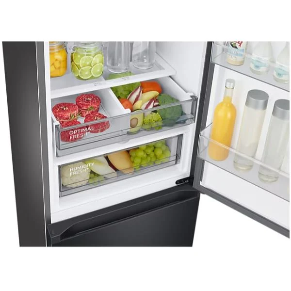 Réfrigérateur-congélateur Samsung RB38C7B6BB1/EF Bespoke AI 387 litres Classe B (H 203 x L 59,5 x P 65,8 cm) Technologie SpaceMax™ Noir
