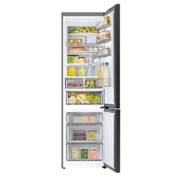 Réfrigérateur-congélateur Samsung RB38C7B6BB1/EF Bespoke AI 387 litres Classe B (H 203 x L 59,5 x P 65,8 cm) Technologie SpaceMax™ Noir