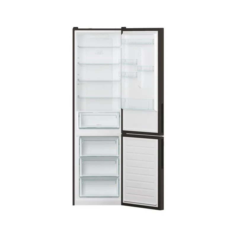 Réfrigérateur combiné Candy Fresco CCE4T620EB 377 litres Classe E (H 200 x L 59,5 x P 65,8 cm) compatible avec l'application hOn, Alexa et Google Assistant, noir