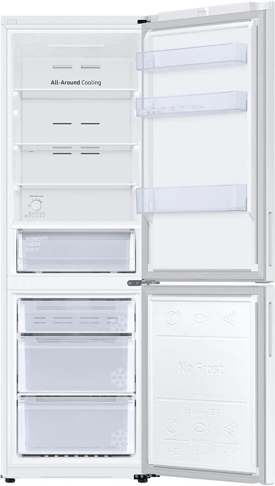 Réfrigérateur Samsung RB33B610FWW EcoFlex 344 litres No Frost Classe F à technologie Digital Inverter (H 185,3 x L 59,5 x P 65,8 cm) Blanc