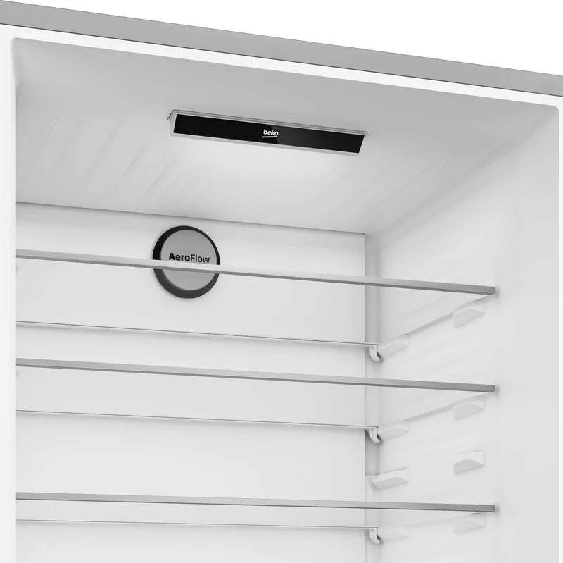 Réfrigérateur Beko B7RCNE595ZXPW Beyond 551 litres, No Frost, Classe D (H 187 x L 78 x P 76 cm), compartiments multizones AeroFlow, acier inoxydable