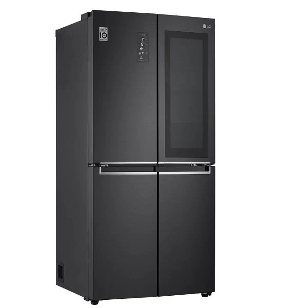 Réfrigérateur LG GMQ844MC5E à 5 portes, 530 litres, No Frost, classe E (H 178,7 x L 83,5 x P 73,4 cm), Wi-Fi avec SmartThinQ InstaView, noir