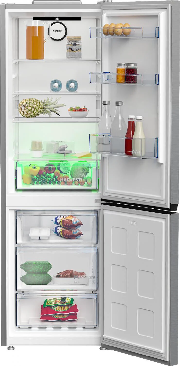 Réfrigérateur Beko B5RCNE366HXB Beyond 316 litres Classe C Total No Frost (H 186,5 x L 59,5 x P 66,3 cm) Compresseur Inverter ProSmart Finition Métal