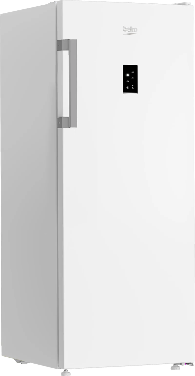 Congélateur vertical Beko B3RFNE274W 220 litres, classe E, No Frost (H 151,5 x L 59,7 x P 75,4 cm), blanc