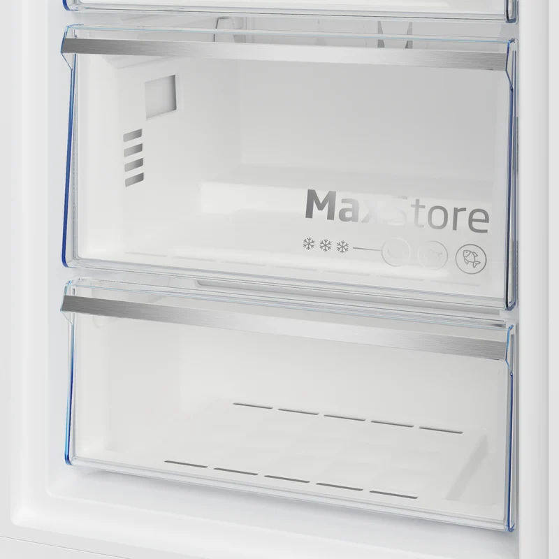 Congélateur vertical Beko B5RMFNE314W 286 litres, classe E, No Frost (H 186,5 x L 59,7 x P 75,4 cm), blanc