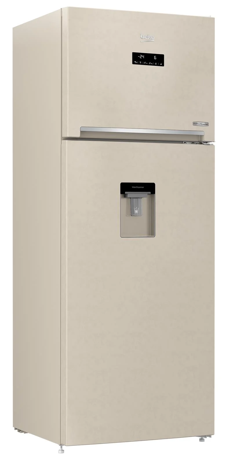 Réfrigérateur Beko RDNE455E30DBN No Frost à deux portes, 406 litres, classe F (H 185 x L 70 x P 65,5 cm), fonction ECO.