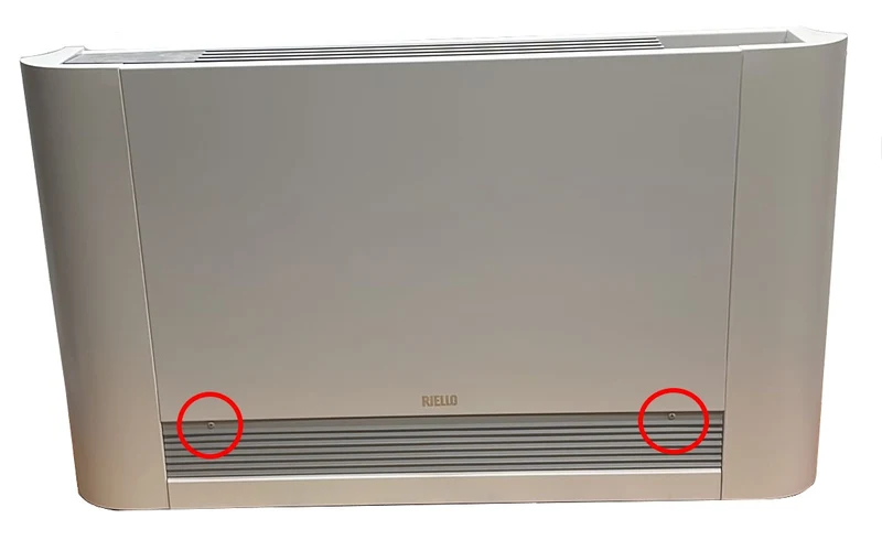 OFFRES SPÉCIALES Ventiloconvecteur Riello Design Inverter 21 b avec moteur sans balais et panneau de commande intégré