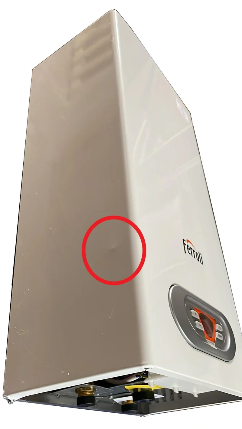 OFFRES SPÉCIALES Chauffe-eau à gaz Ferroli SKY ECO 11F à faibles émissions de NOx, avec kit de conduit de fumée GPL