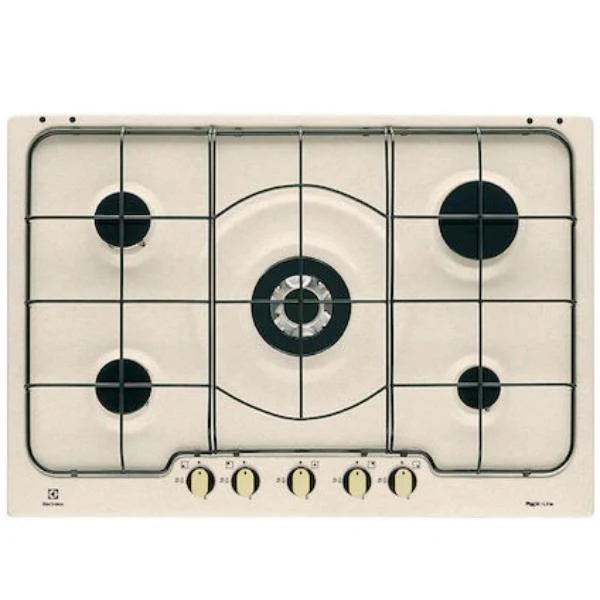 Plaque de cuisson à gaz Electrolux RGG7253OON 5 brûleurs (L74 x P51) Sable