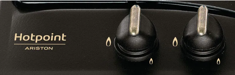 Plaque de cuisson à gaz 4 brûleurs Hotpoint Ariston PCN 640 T (AN) R /HA (L 59 x P 51 cm) F154763 Noir