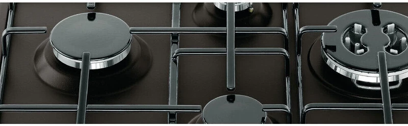 Plaque de cuisson à gaz 4 brûleurs Hotpoint Ariston PCN 640 T (AN) R /HA (L 59 x P 51 cm) F154763 Noir