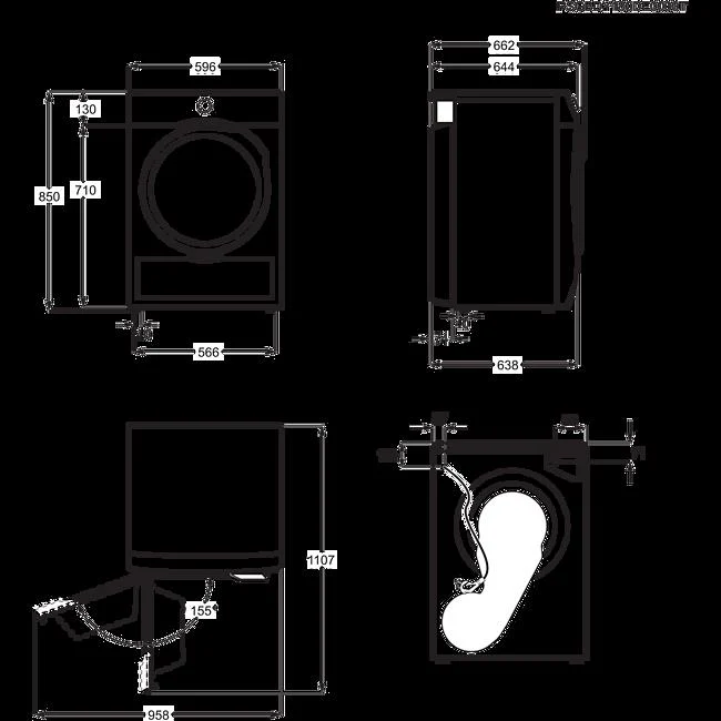 Sèche-linge à pompe à chaleur Electrolux PerfectCare 800 EW8HB822 8 kg, classe A++ (H 85 x L 59,6 x P 63,8 cm), programme DelicateCare