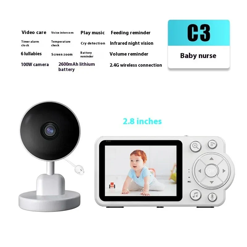 Baby And Infant Monitor Infrared Night Vision WIFI Wireless Remote Controlled Safety Product