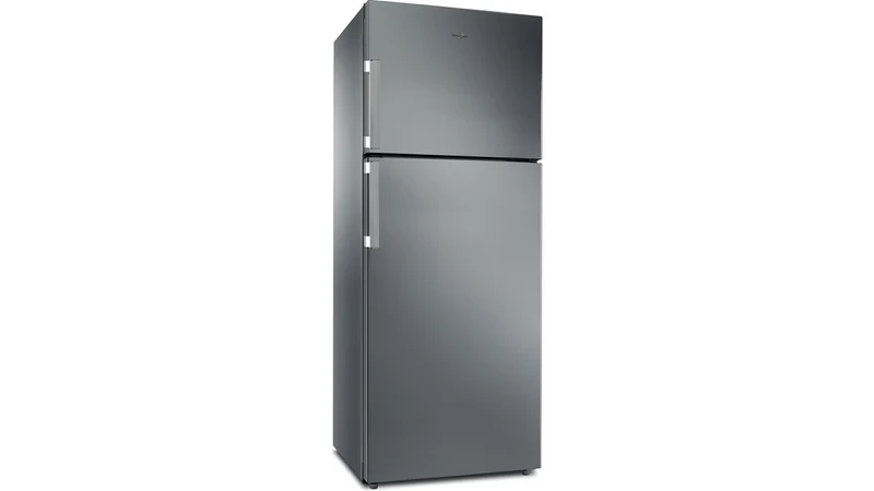 Réfrigérateur Whirlpool WT70I 832 à deux portes, 423 litres (H 180 x L 70 x P 72,5 cm), classe E, acier inoxydable, No Frost, Freshbox 0°C