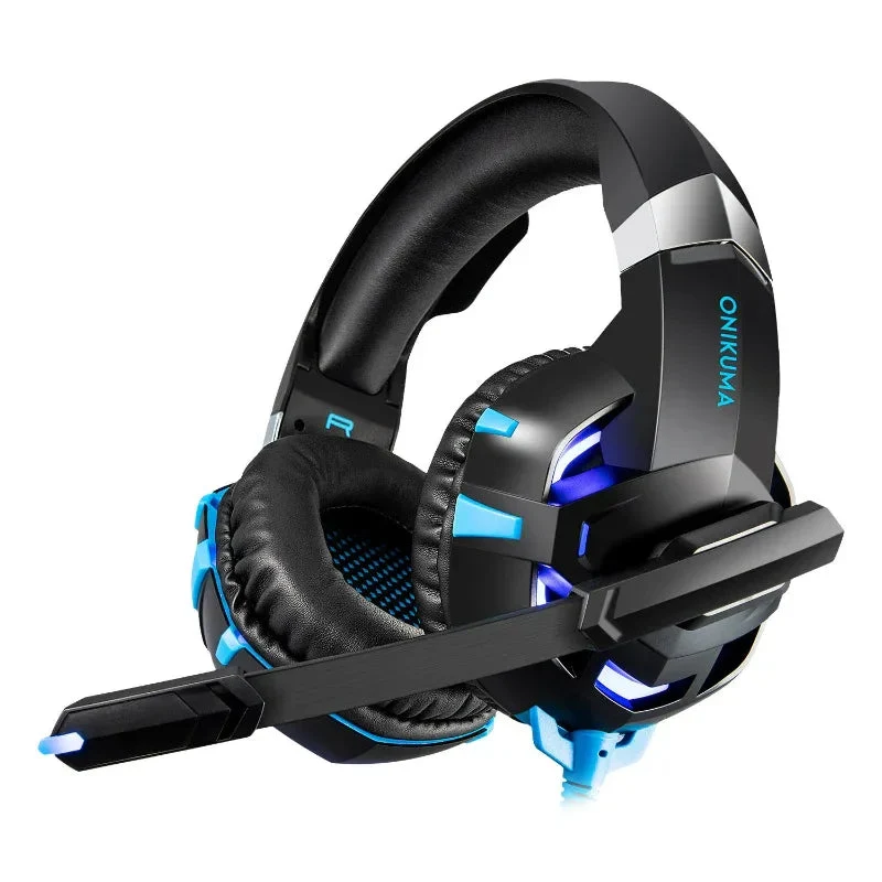 K2PRO Glowing Computer PC Laptop Ps4 Xbox One Nintendo Switch Gaming Wired Headset
