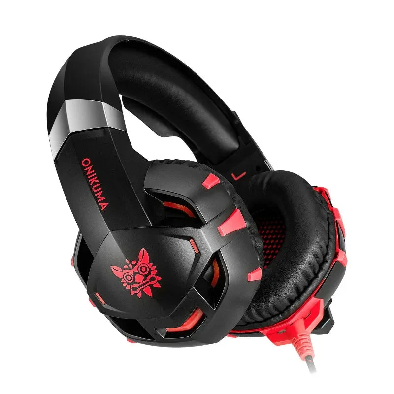 K2PRO Glowing Computer PC Laptop Ps4 Xbox One Nintendo Switch Gaming Wired Headset