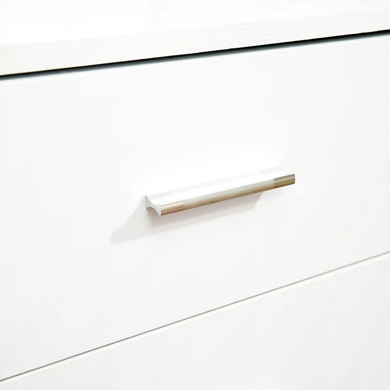 Mobilier de bureau multifonctionnel EasyComfort avec étagères et tiroirs en bois - Blanc