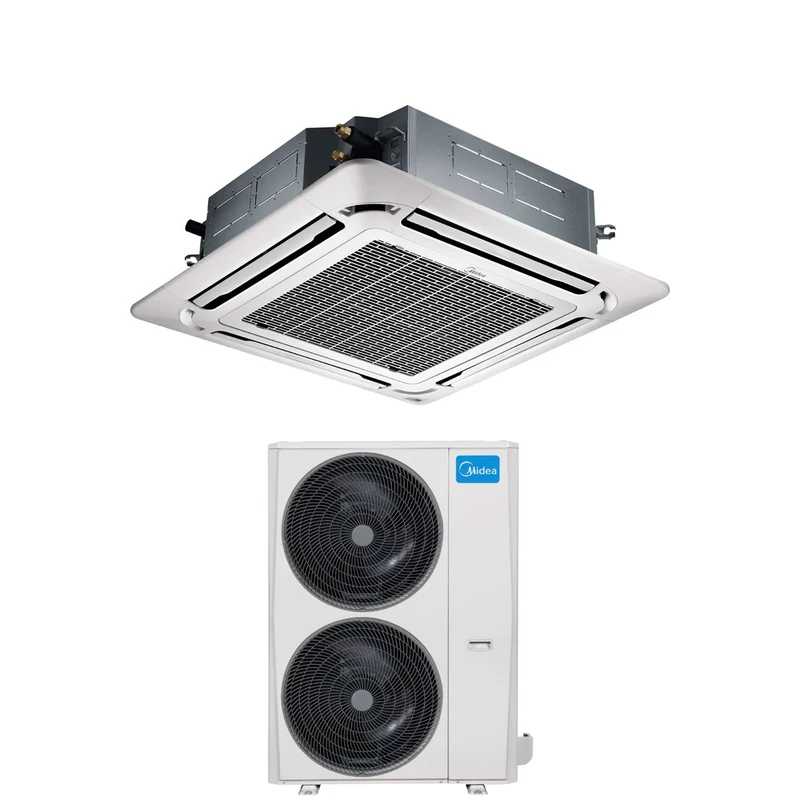 Climatiseur cassette Midea 4 voies 48 000 BTU MCD-48FNXD0 R-32 triphasé